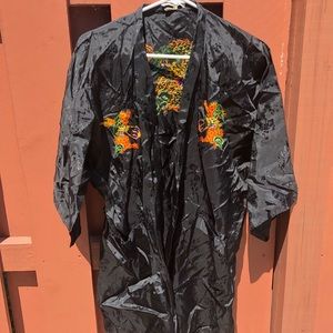 embroidered kimono